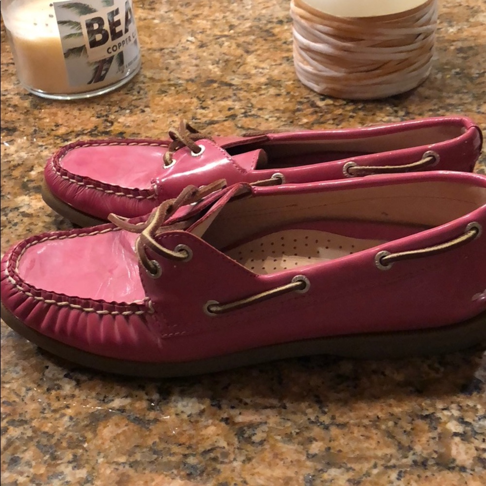 Pink Sperrys